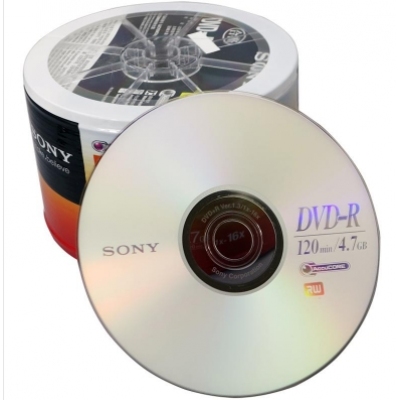 SONY 索尼 原装行货 dvd刻录盘 光盘 空白光盘 4.7G 16X DVD-R 50片装盒