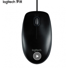  罗技（Logitech）M100r 有线鼠标 